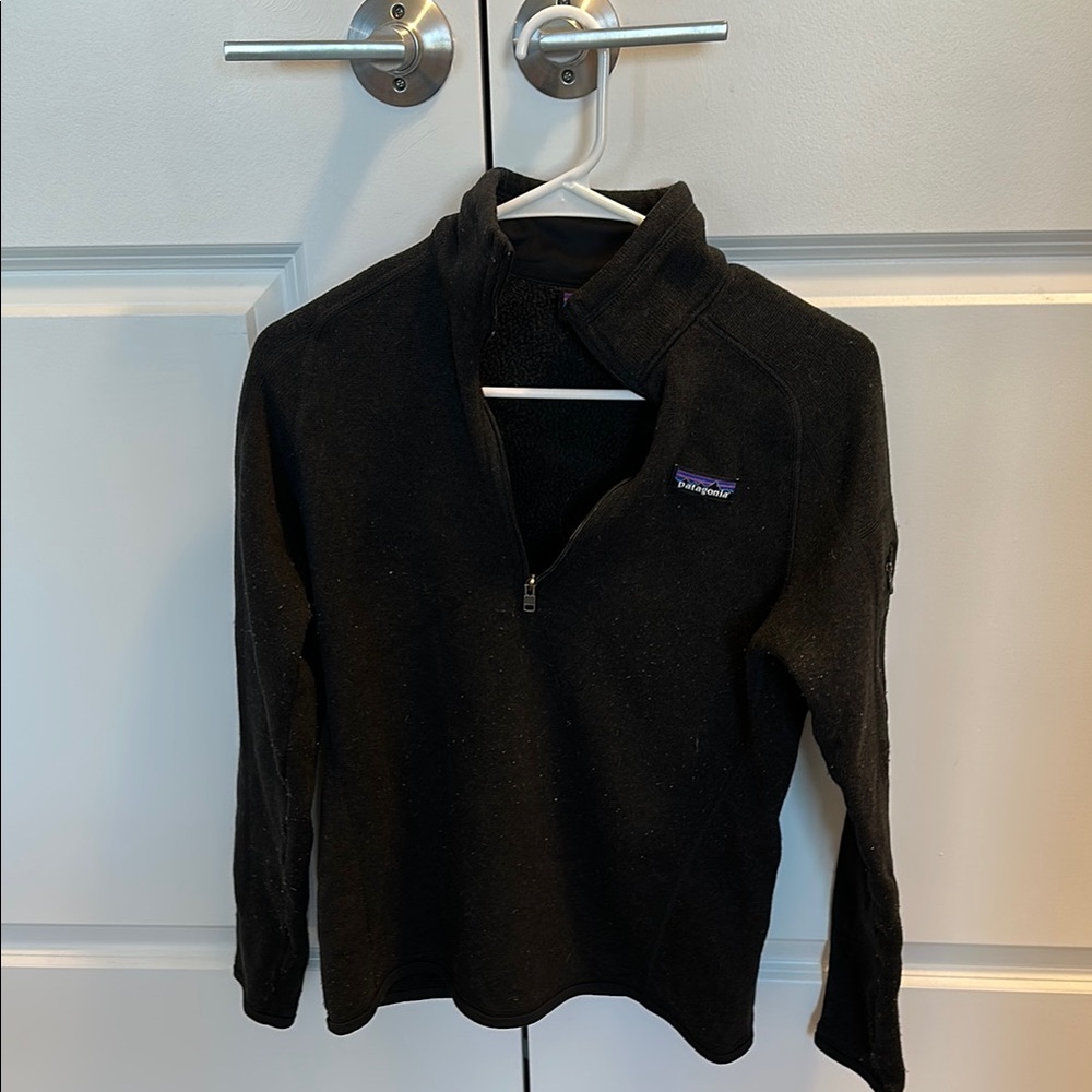 Patagonia Black Half-Zip Pullover